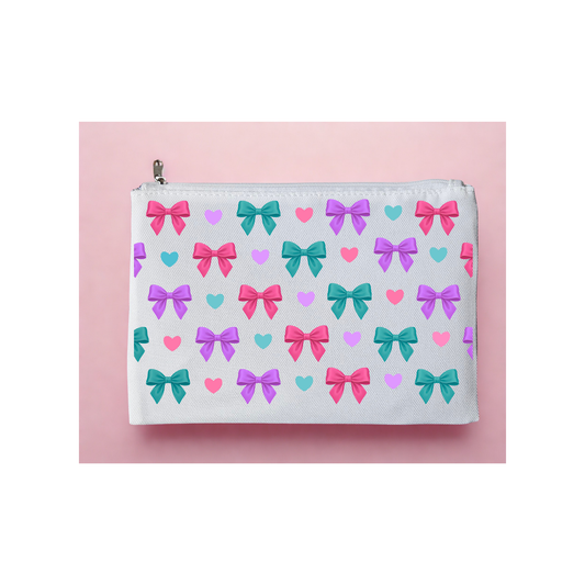 Multicolor Hearts and Bows